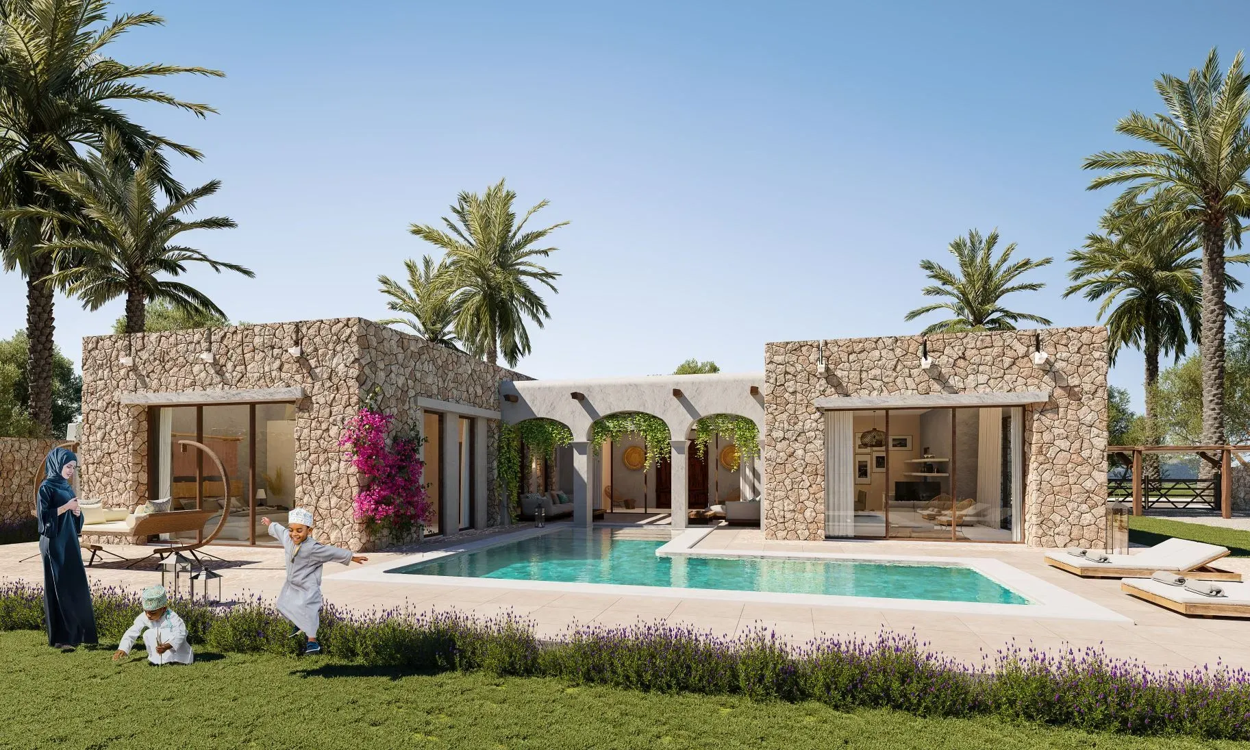 garden view of sifah farms