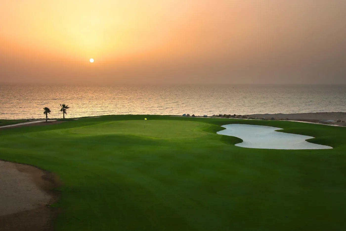 golf at dawn