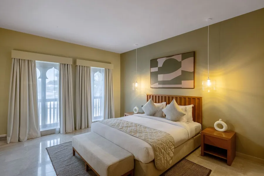 Sifawy Boutique hotel One Bedroom Apartment Living& Dining room