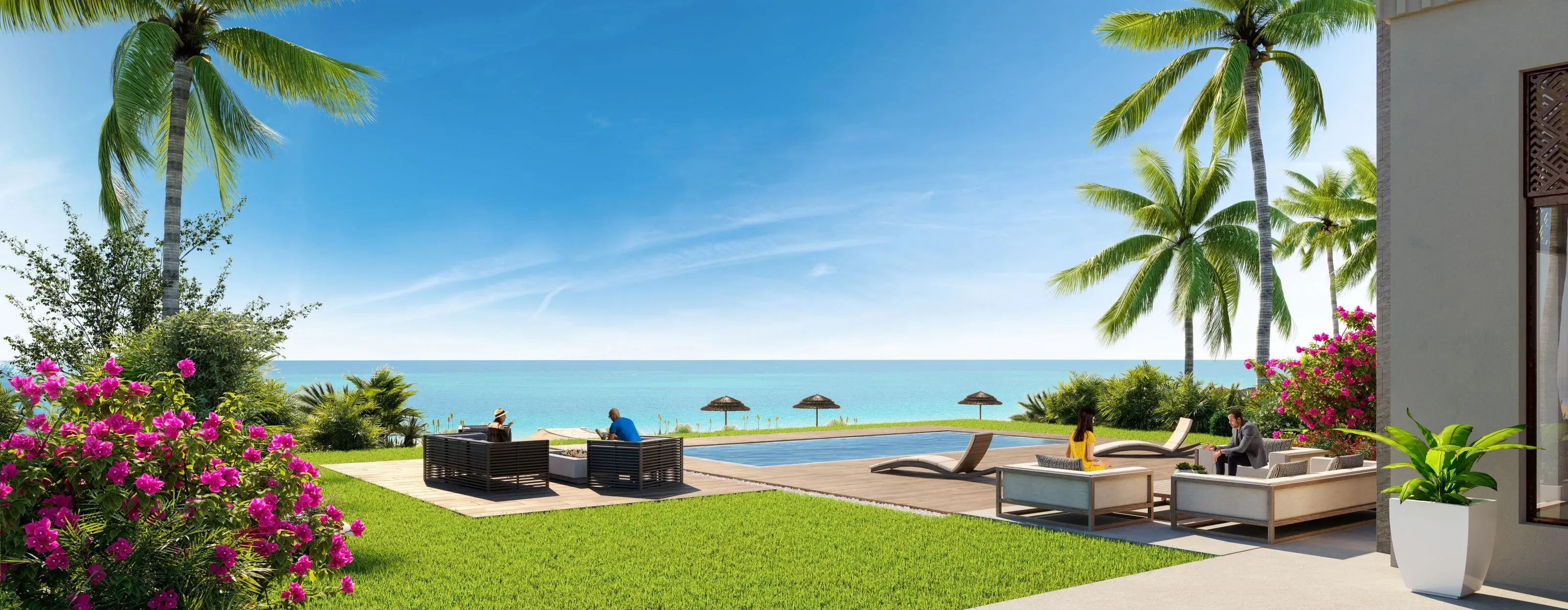 the beachfront